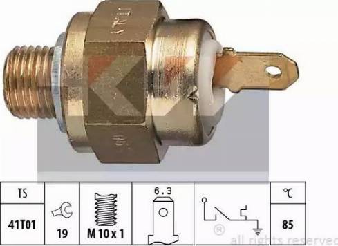 KW 540 084 - Датчик, температура охолоджуючої рідини autocars.com.ua