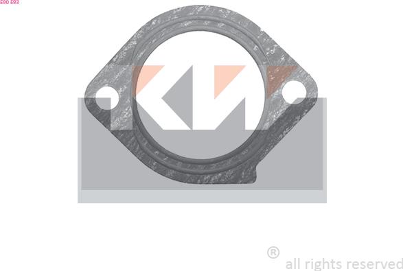 KW 590 593 - Прокладка, термостат autocars.com.ua