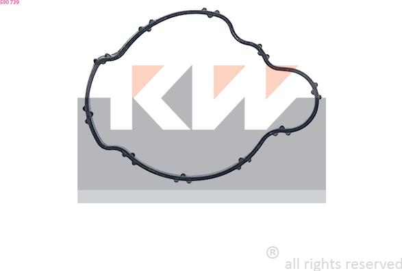 KW 590 739 - Прокладка, термостат avtokuzovplus.com.ua