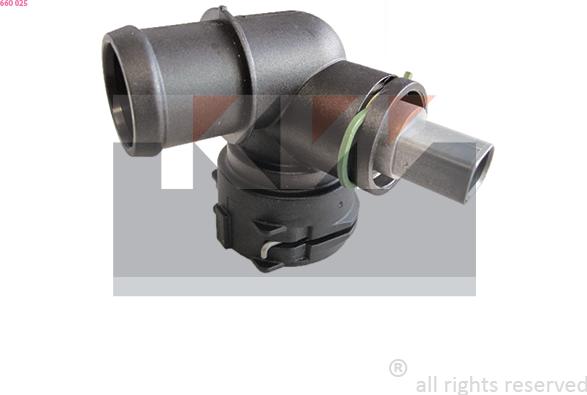 KW 660 025 - Фланець охолоджуючої рідини autocars.com.ua