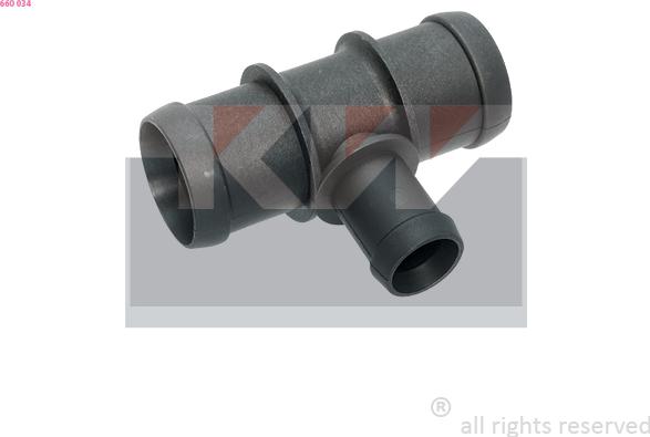 KW 660 034 - Фланець охолоджуючої рідини autocars.com.ua