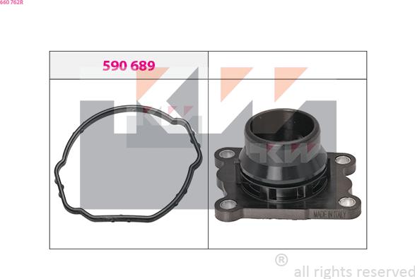 KW 660 762R - Фланець охолоджуючої рідини autocars.com.ua