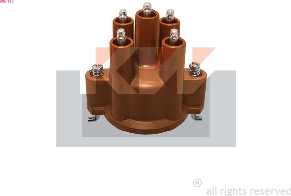 KW 806 117 - Крышка распределителя зажигания avtokuzovplus.com.ua