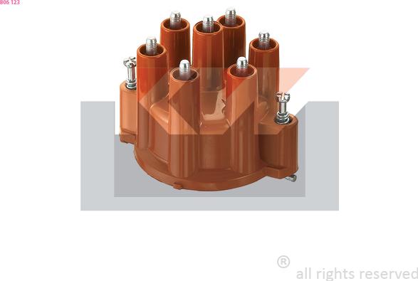 KW 806 123 - Кришка розподільника запалювання autocars.com.ua