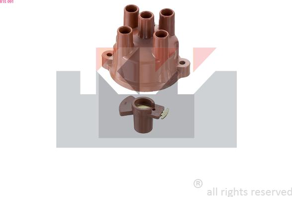 KW 815 091 - Кришка розподільника запалювання autocars.com.ua