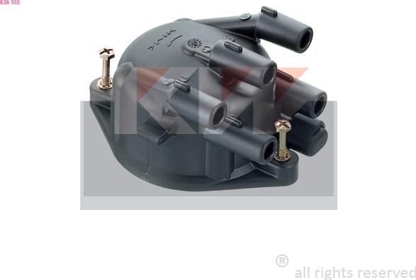KW 828 102 - Кришка розподільника запалювання autocars.com.ua
