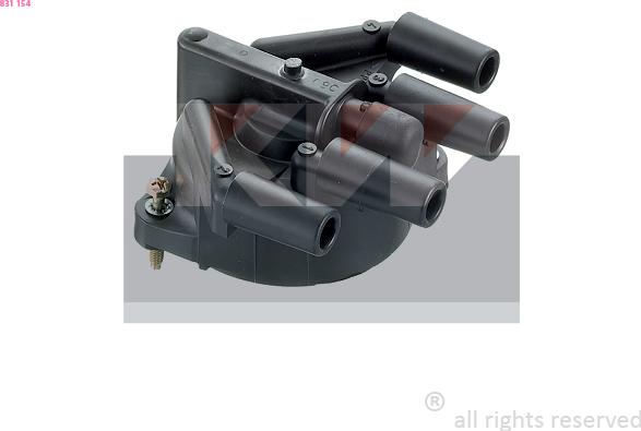 KW 831 154 - Кришка розподільника запалювання autocars.com.ua
