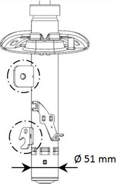 KYB 339707 - Амортизатор avtokuzovplus.com.ua