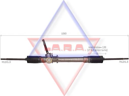 LA.R.A. 290003 - Рулевой механизм, рейка autodnr.net