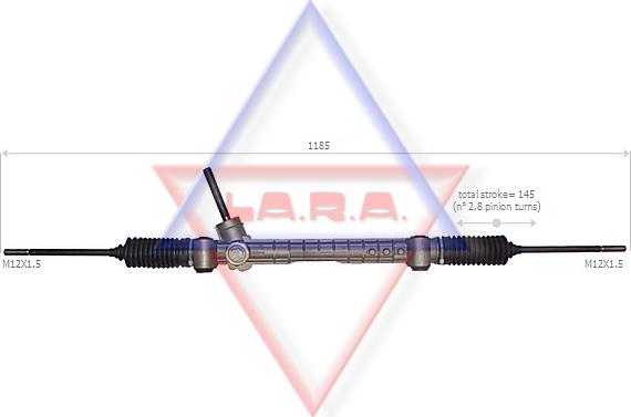 LA.R.A. 290006 - Рулевой механизм, рейка autodnr.net