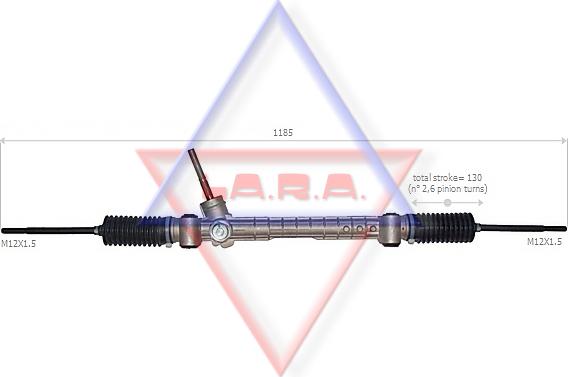 LA.R.A. 290011 - Рулевой механизм, рейка autodnr.net