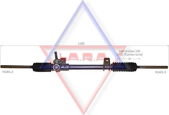 LA.R.A. 310026 - Рулевой механизм, рейка autodnr.net