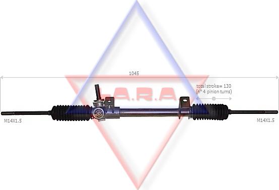 LA.R.A. 310036 - Рульовий механізм, рейка autocars.com.ua