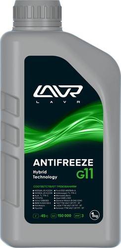 LAVR LN1705 - Охлаждающая жидкость ANTIFREEZE LAVR -45 G11 1кг autodnr.net