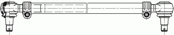 Lemförder 23437 01 - Поздовжня рульова тяга autocars.com.ua