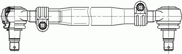 Lemförder 23450 01 - Поздовжня рульова тяга autocars.com.ua