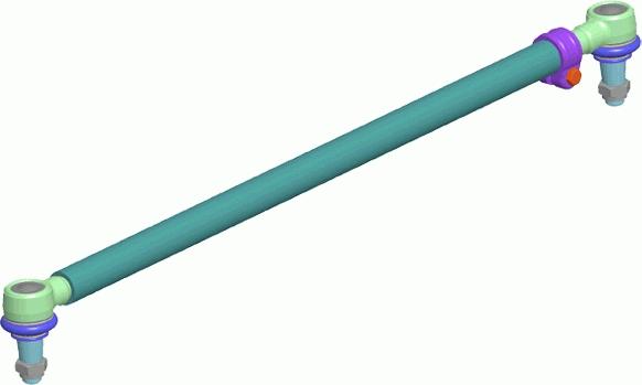 Lemförder 36723 01 - Поздовжня рульова тяга autocars.com.ua