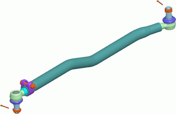 Lemförder 37328 01 - Поздовжня рульова тяга autocars.com.ua