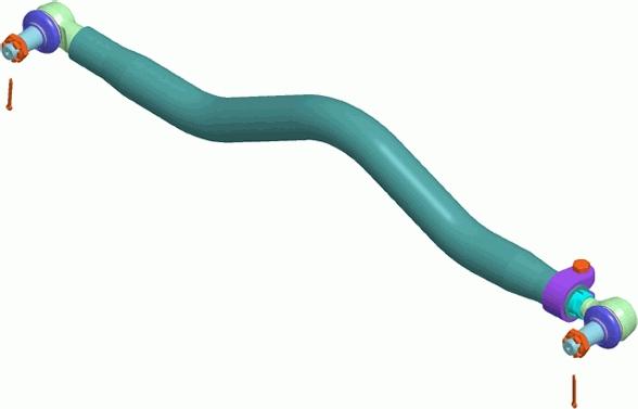 Lemförder 38236 01 - Поздовжня рульова тяга autocars.com.ua