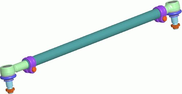 Lemförder 38915 01 - Поздовжня рульова тяга autocars.com.ua