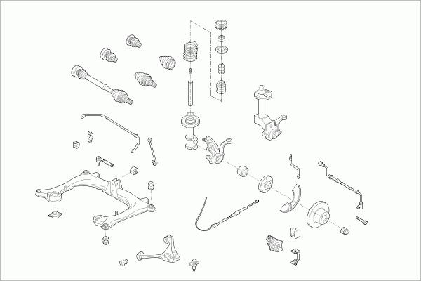 Lemförder AUDI-80B3-RL006 - Рульове управління autocars.com.ua