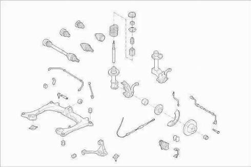 Lemförder AUDI-80-RL011 - Підвіска колеса autocars.com.ua