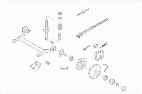 Lemförder FORD-FIEST-RL003 - Підвіска колеса autocars.com.ua