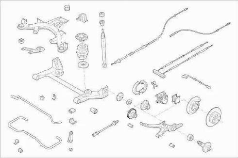 Lemförder OPEL-VECTR-RL009 - Підвіска колеса autocars.com.ua