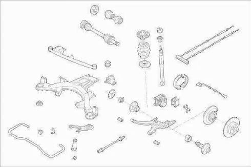 Lemförder OPEL-VECTR-RL012 - Підвіска колеса autocars.com.ua