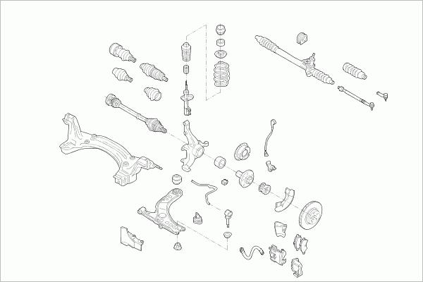 Lemförder VW-POLO-FL002 - Рульове управління autocars.com.ua