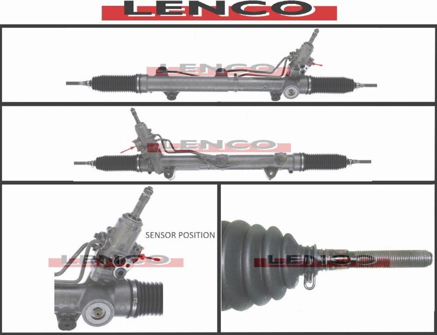 Lenco SGA072L - Рульовий механізм, рейка autocars.com.ua