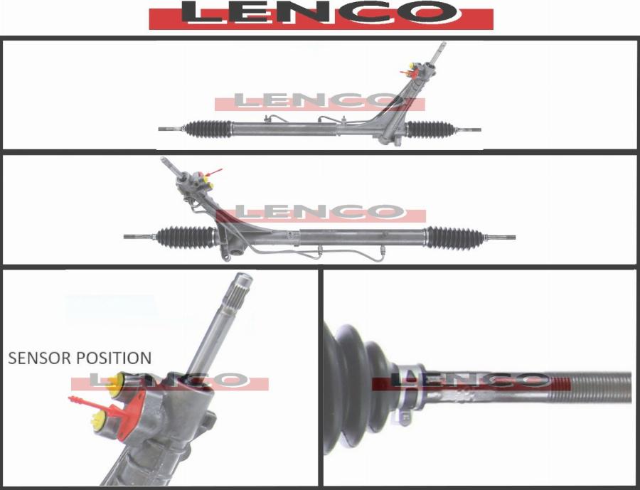 Lenco SGA073L - Рульовий механізм, рейка autocars.com.ua