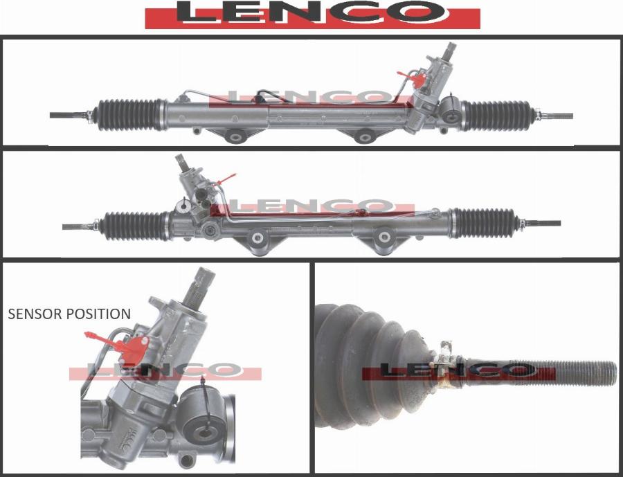 Lenco SGA090L - Рульовий механізм, рейка autocars.com.ua