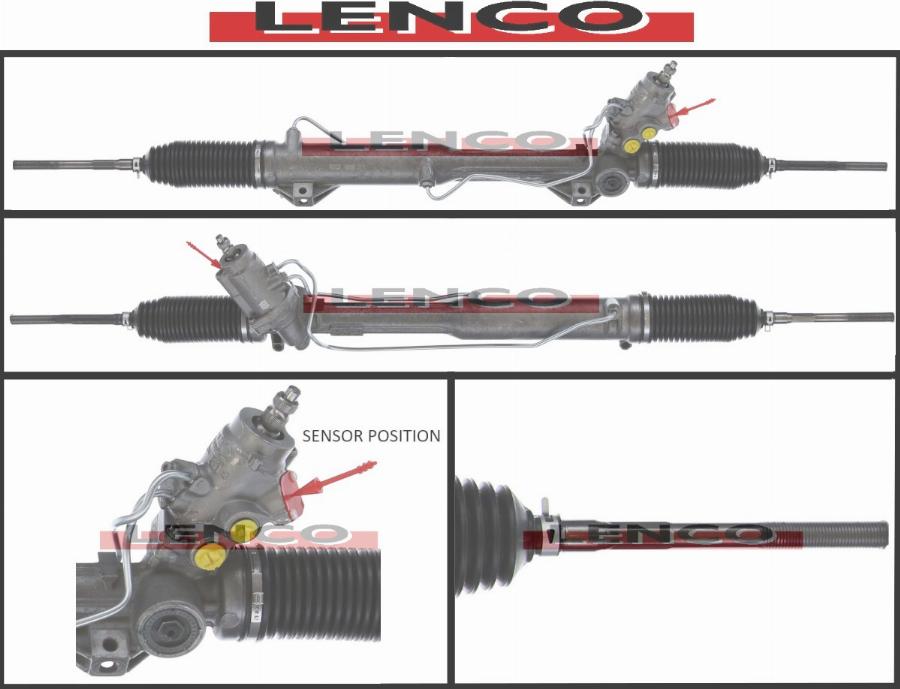 Lenco SGA1038L - Рульовий механізм, рейка autocars.com.ua