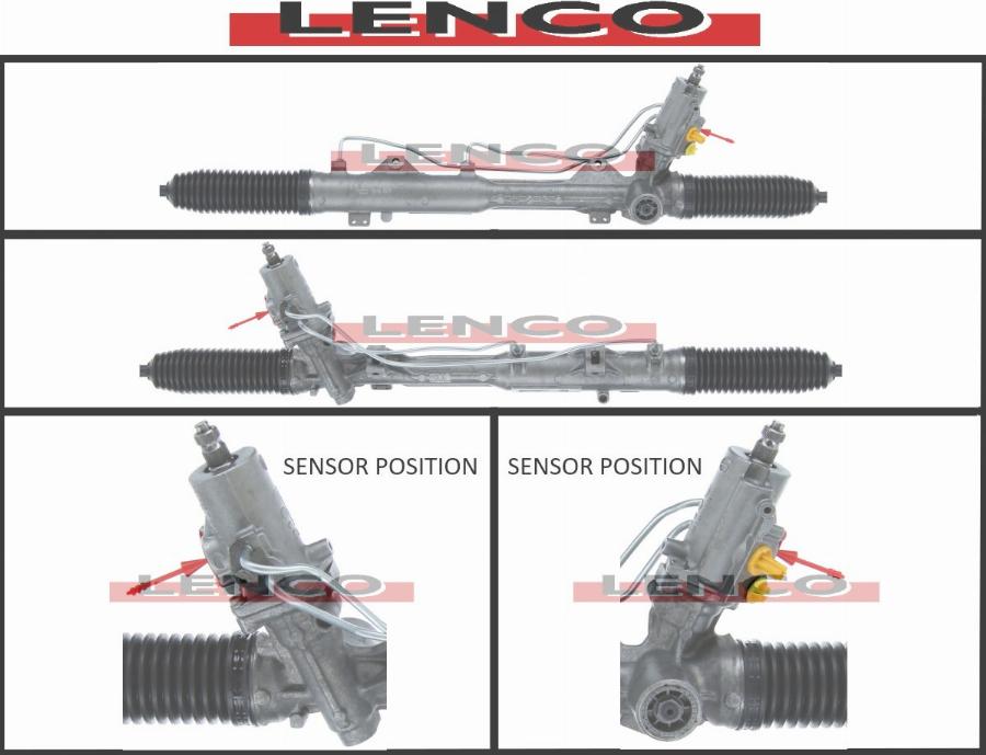 Lenco SGA1076L - Рульовий механізм, рейка autocars.com.ua