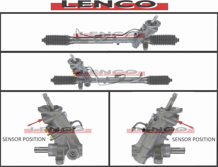 Lenco SGA129L - Рульовий механізм, рейка autocars.com.ua