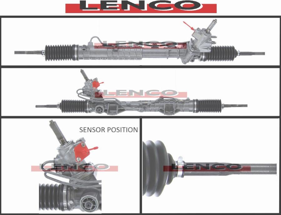 Lenco SGA378L - Рульовий механізм, рейка autocars.com.ua