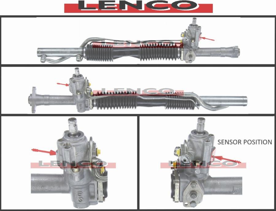 Lenco SGA527L - Рульовий механізм, рейка autocars.com.ua