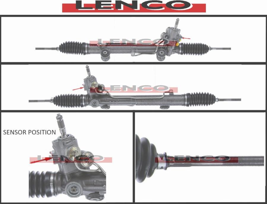 Lenco SGA613L - Рульовий механізм, рейка autocars.com.ua