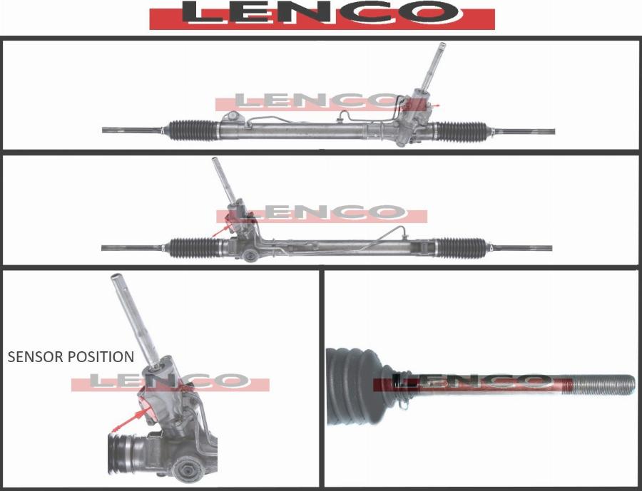 Lenco SGA658L - Рульовий механізм, рейка autocars.com.ua