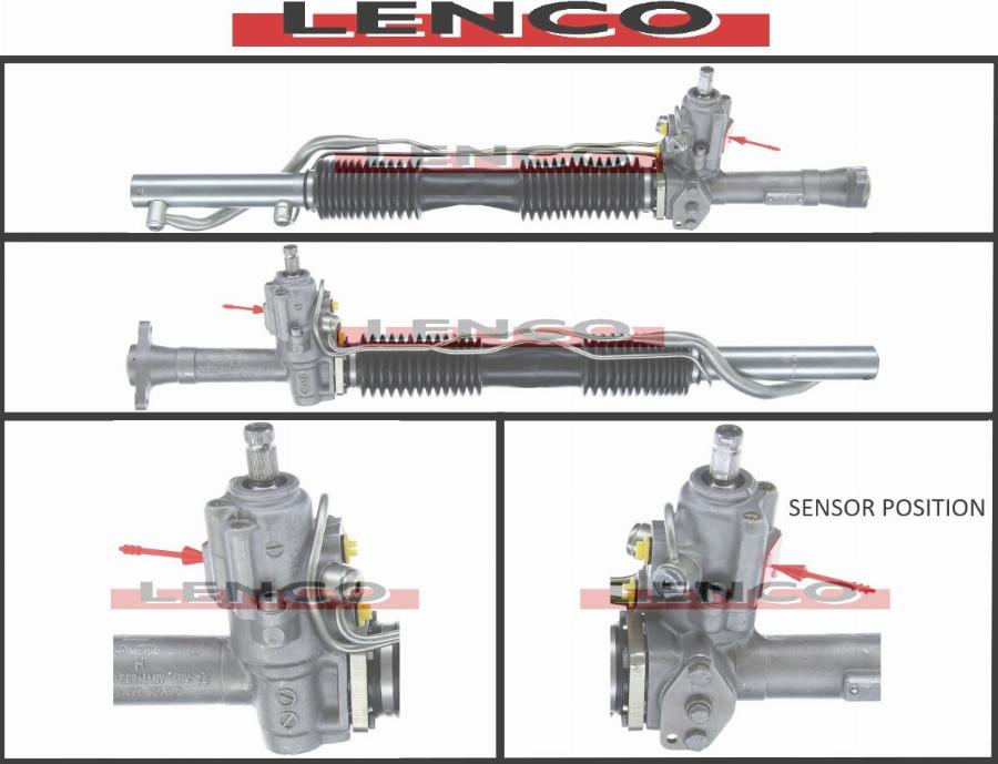 Lenco SGA770L - Рульовий механізм, рейка autocars.com.ua