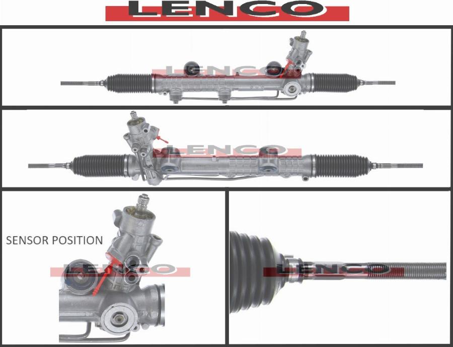 Lenco SGA876L - Рульовий механізм, рейка autocars.com.ua