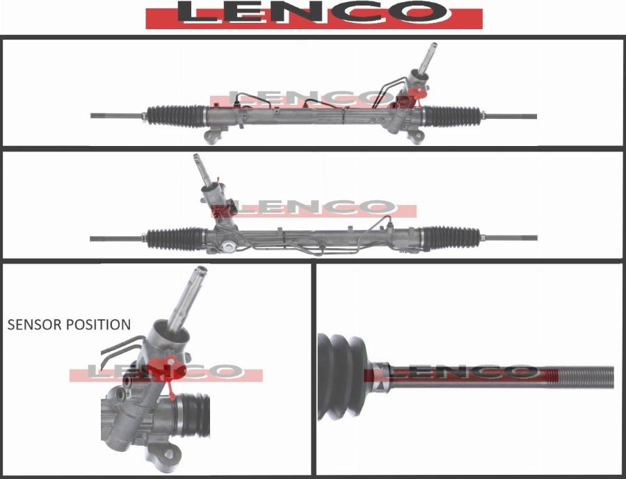 Lenco SGA889L - Рульовий механізм, рейка autocars.com.ua