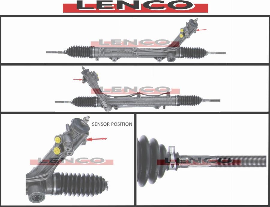 Lenco SGA925L - Рульовий механізм, рейка autocars.com.ua