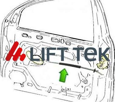 Lift-Tek LT35148 - Трос, замок дверей autocars.com.ua