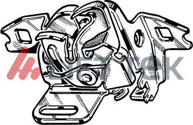 Lift-Tek LT3775208 - Замок капота autocars.com.ua