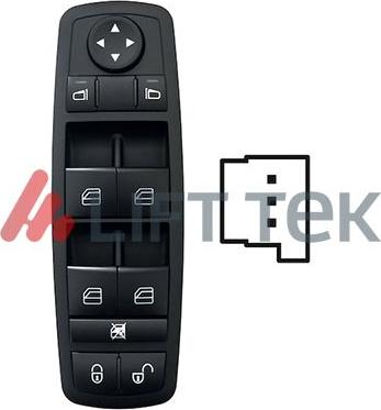 Lift-Tek LTMEB76002 - Вимикач, стеклолод'емнік autocars.com.ua