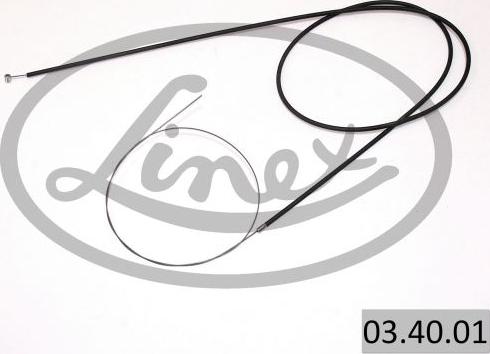Linex 03.40.01 - Тросик замка капота autocars.com.ua