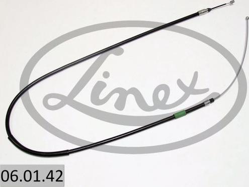 Linex 06.01.42 - Трос, гальмівна система autocars.com.ua