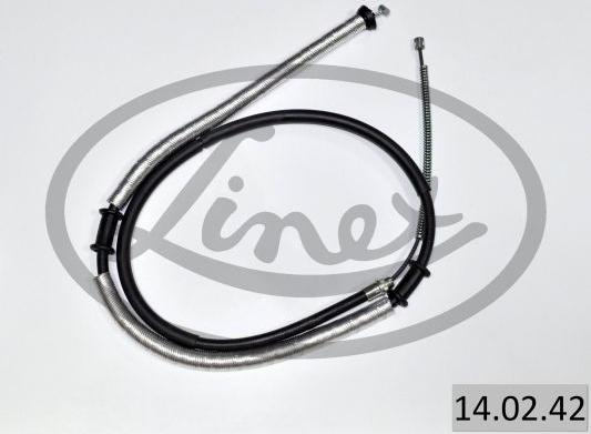 Linex 14.02.42 - Трос, гальмівна система autocars.com.ua